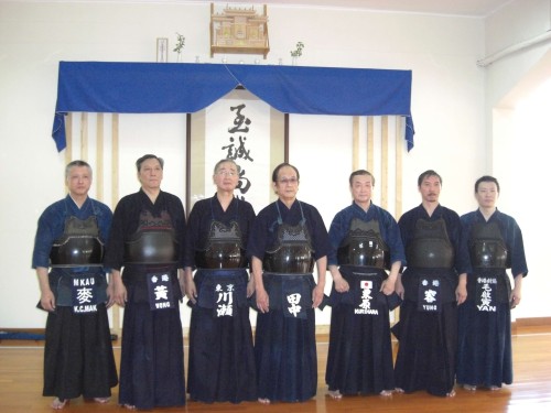 川瀨老師(八段教士)及栗原(八段教士)劍道講習會